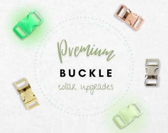 Cat Collar Buckle Upgrade: Glow in the Dark and Metal Buckles for Small Pets