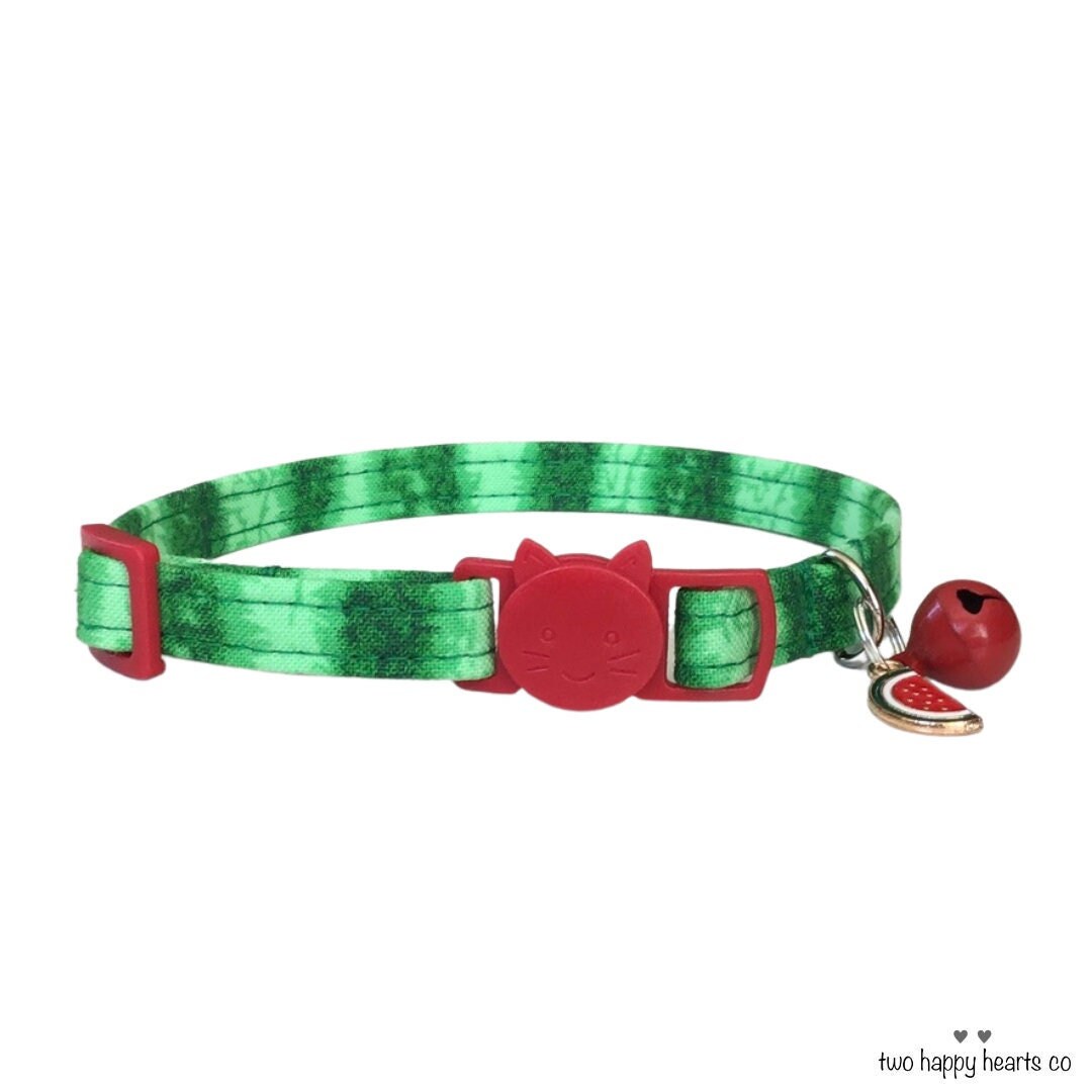 Watermelon Cat Collar Watermelon Kitten Collar Watermelon Dog Collar