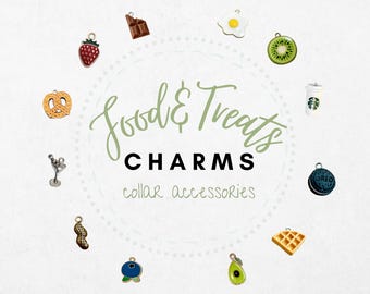 Food Charm Cat Collar: Durable Attachable Collar Charms