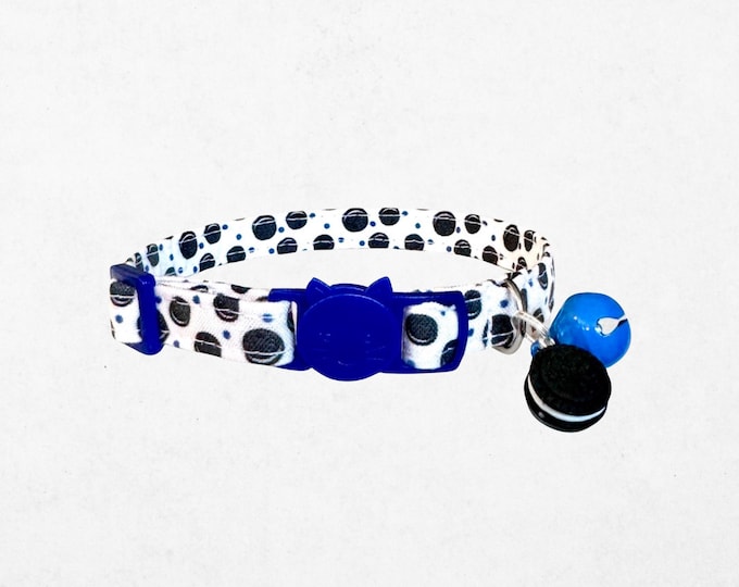Oreo Cookie Cat Collar – Breakaway Kitten Safety Collar, Small Dog