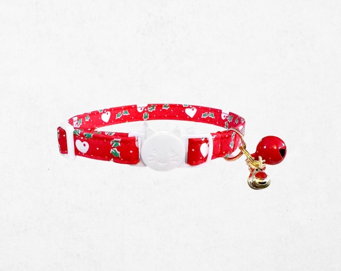 Christmas Pet Collar – Holiday Lights, Breakaway Cat Collar