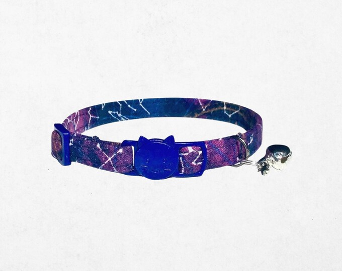 Cosmic Cat Collar – Breakaway Buckle, Kitten & Small Dog