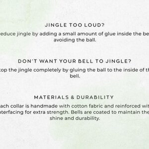JINGLE TOO LOUD? Reduce jingle by adding a small amount of glue inside the bell, avoiding the ball. DON'T WANT YOUR BELL TO JINGLE? Stop the jingle completely by gluing the ball to the inside of the bell.