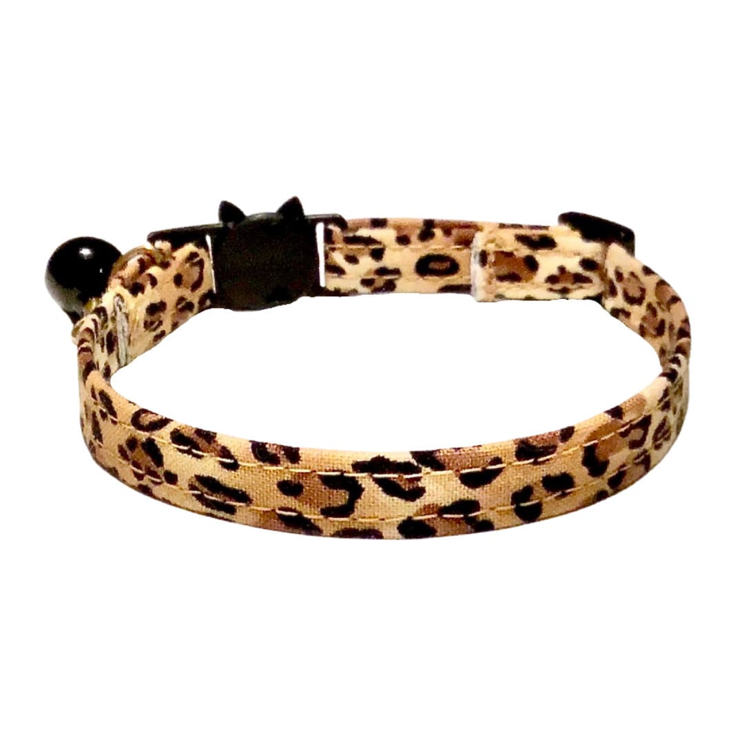 Cheetah Print Cat Collar Cheetah Print Kitten Collar Cheetah Etsy