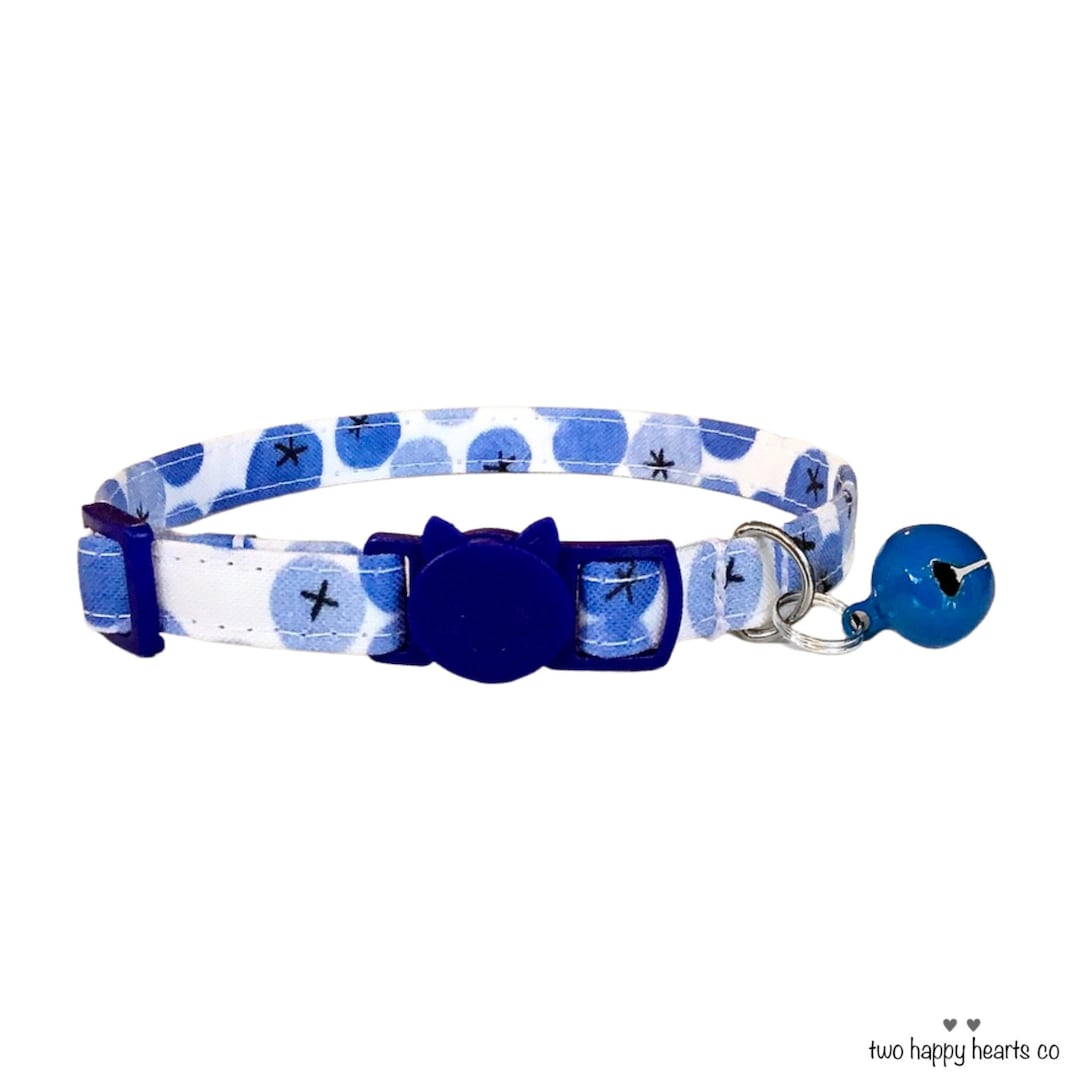 Blueberry adjustable breakaway cat cheap collar
