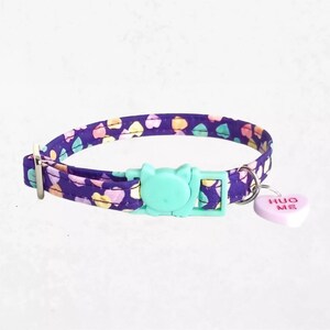 Candy Heart Cat Collar, Breakaway Kitten Collar