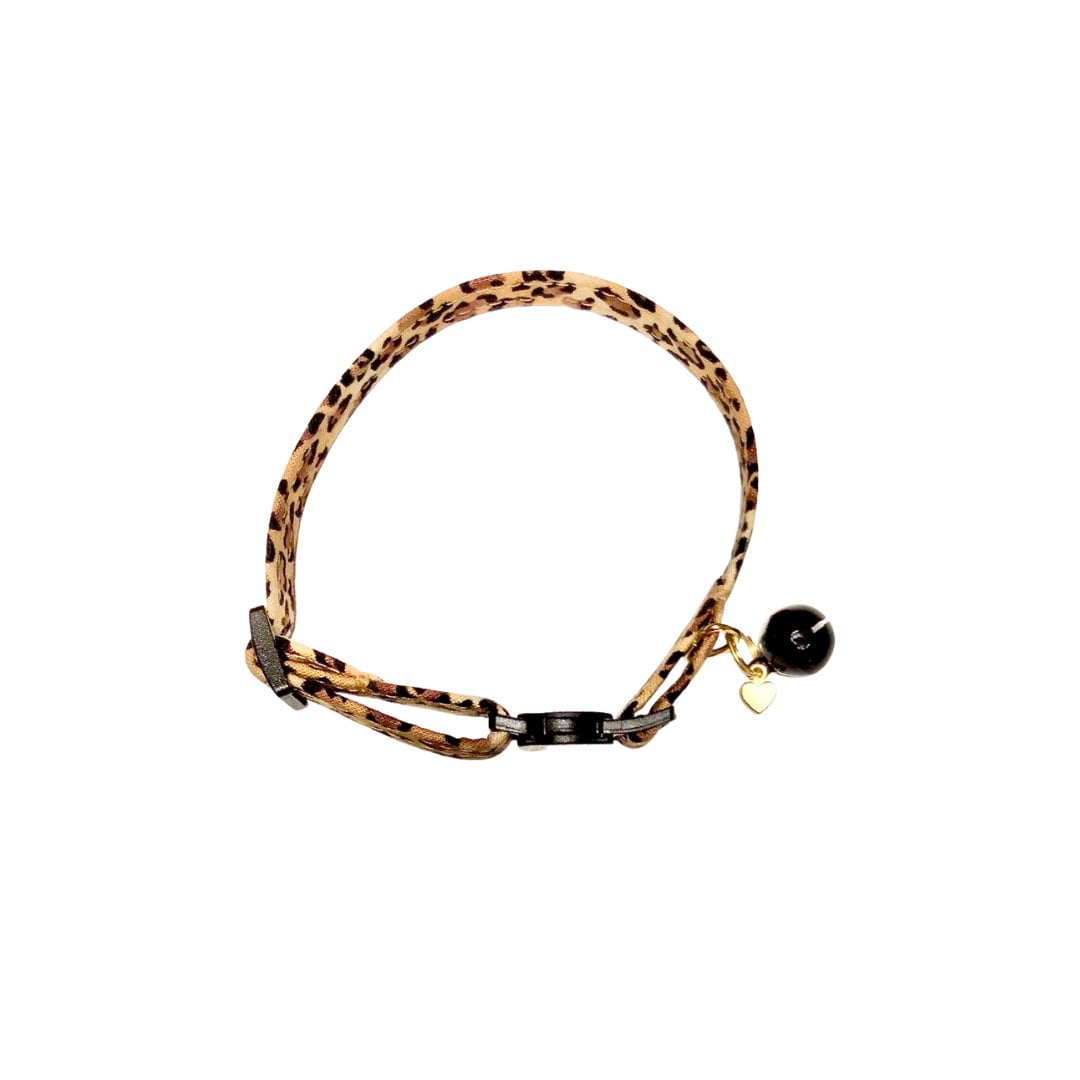 Cheetah Print Cat Collar Cheetah Print Kitten Collar Cheetah Etsy