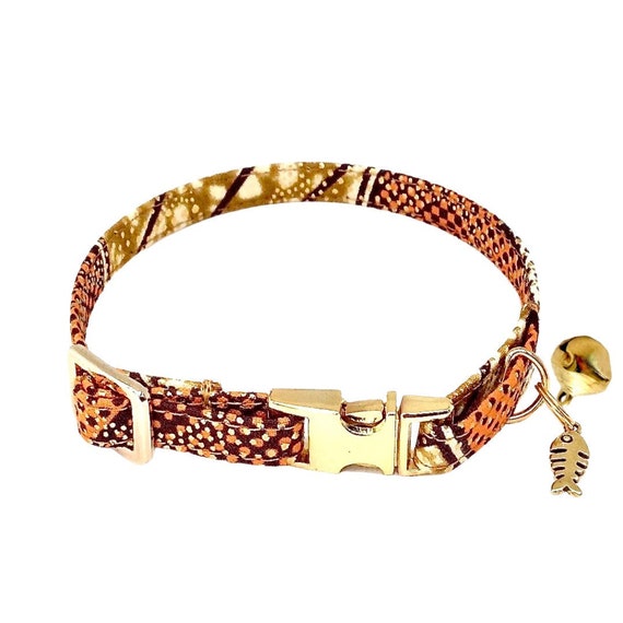 Gold kitten sale collar