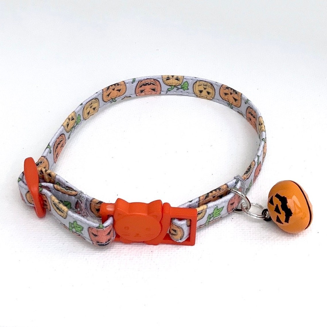 Halloween Cat Collar Halloween Kitten Collar Halloween Small Etsy