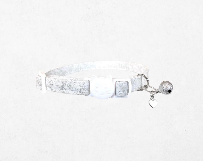 Adjustable Cat Collar Sparkle: Glitter Pattern - Breakaway or Non-Breakaway, Small Dog Use, Safety Features