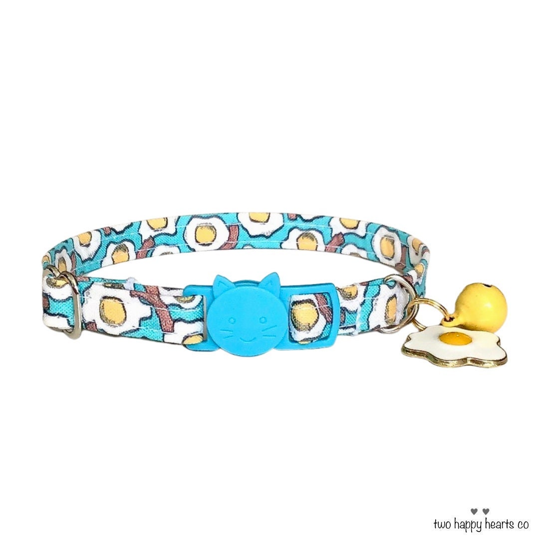 Egg Cat Collar Egg Kitten Collar Egg Small Dog Collar Bacon Etsy