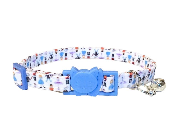Nutcracker Cat Collar, Kitten and Small Dog, Breakaway Collar