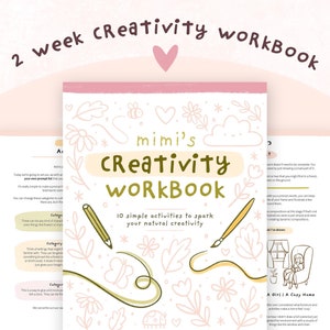 Creative Drawing Ideas Workbook | 30 Page PDF Workbook With 10 Art Activities
