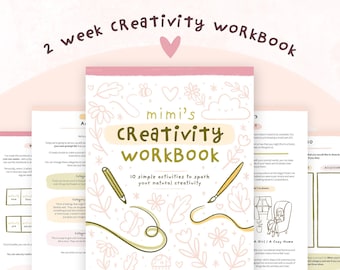 Creativiteitswerkboek | PDF-werkmap van 30 pagina's met 10 tekenactiviteiten