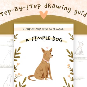 How To Draw A Simple Dog | Digital Step-By-Step Drawing Guide PDF
