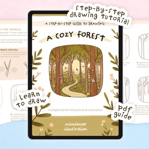 Comment dessiner une forêt douillette | Guide de dessin numérique étape par étape PDF