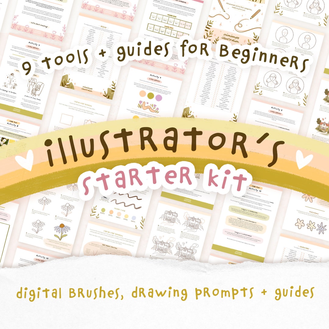 Beginner Digital Art Starter Kit Bundle Digital Brush Packs Creativity Beginner Digital Art Starter Kit Bundle Digital Brush Packs Creativity
