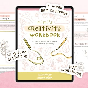 Caderno de Atividades de Arte para 2 Semanas | PDF de 30 Páginas com 10 Atividades de Desenho