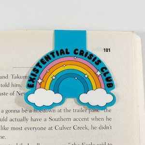 Tęczowa magnetyczna zakładka do książki „Kryzys egzystencjalny” – Czytanie książkowe
