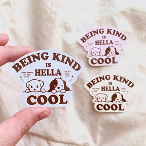 Sein Kind ist hella cool - Kawaii Welpen Aufkleber - Süßer Tier Aufkleber - Laptop / Wasserflasche sicher - Sticker Pack - weich & trendiger Aufkleber