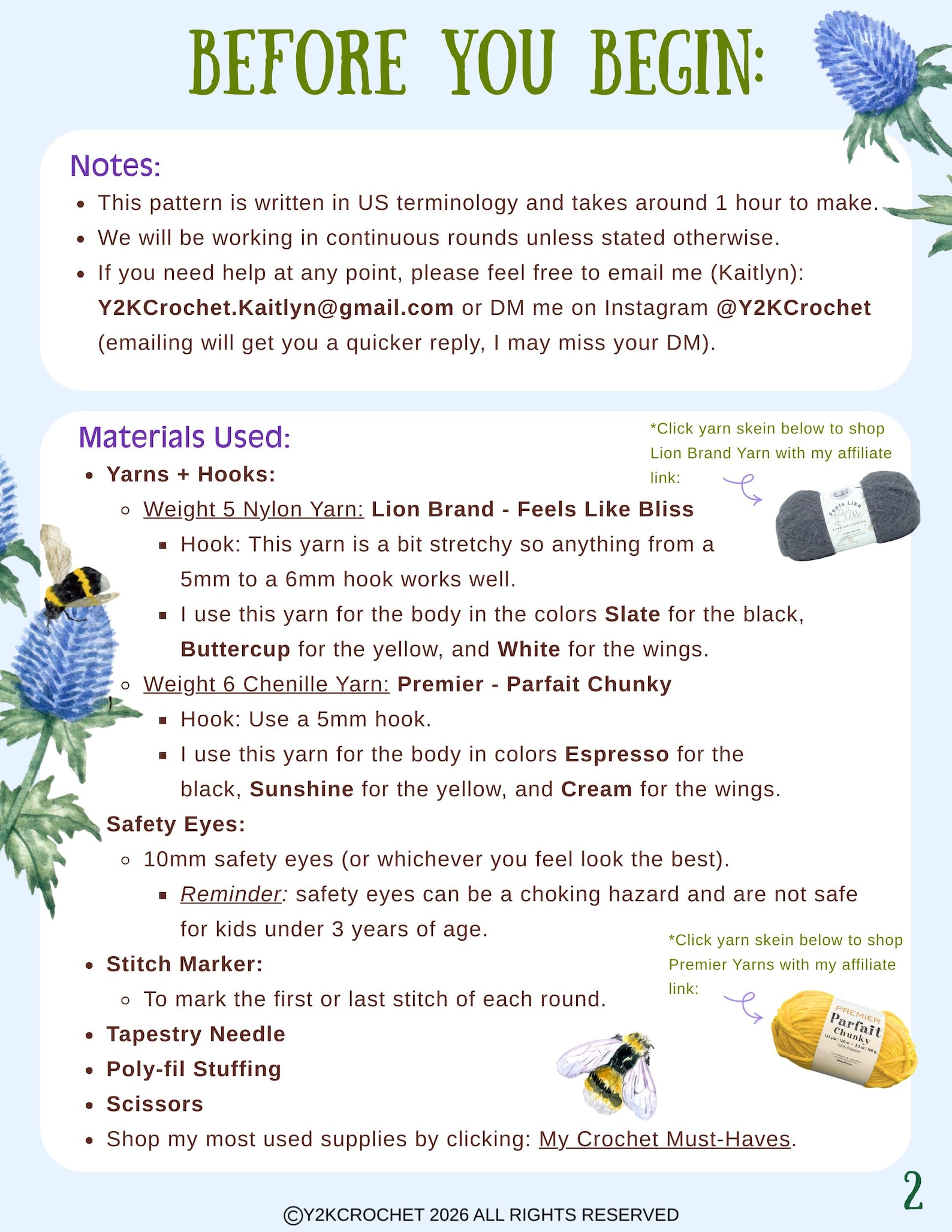 BABY Barnaby the Bumblebee Crochet Pattern: (PDF Pattern ONLY ...