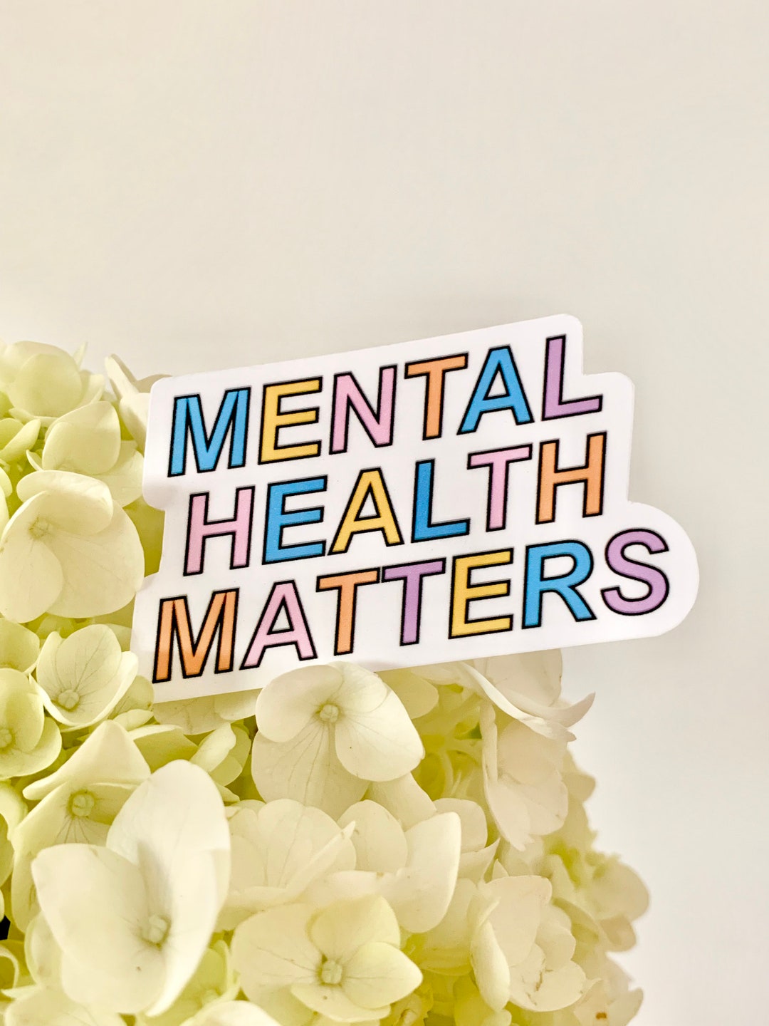 Pastel Mental Health Matters Sticker – Handmade, Laminated (2.5 Inches ...