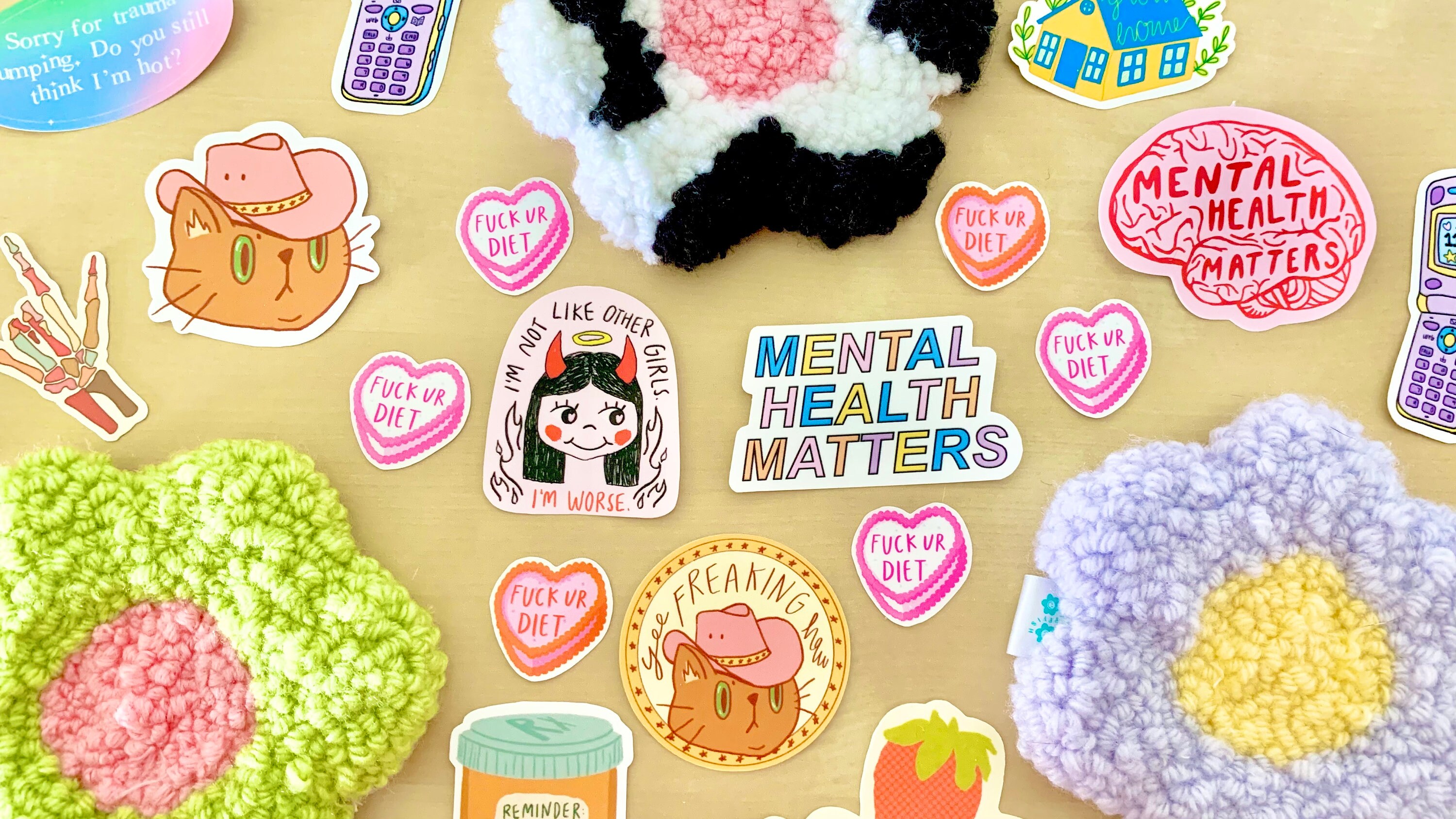 Pastel Mental Health Matters Sticker – Handmade, Laminated (2.5 Inches ...