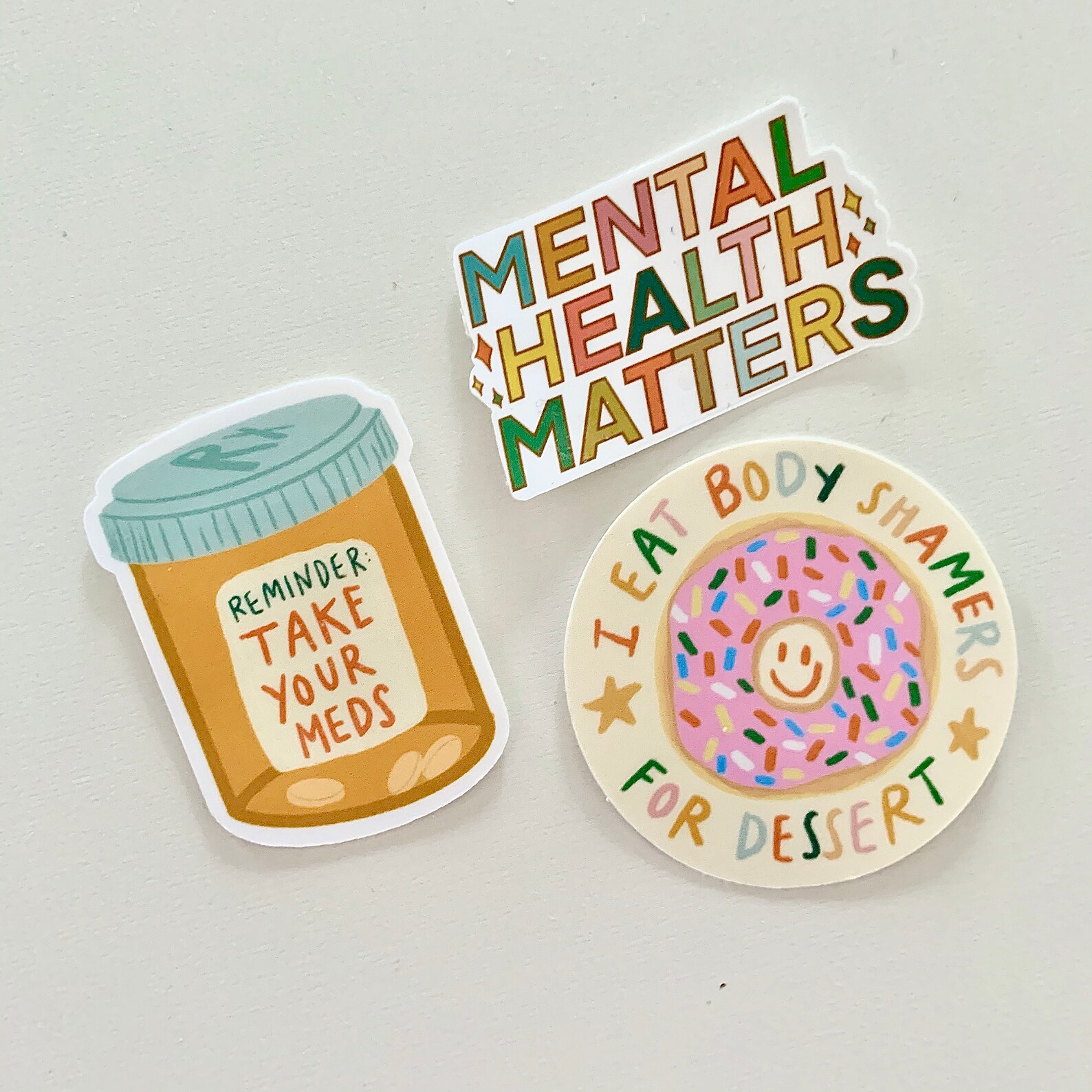 Mental Health Stickers – Aesthetic Waterproof Decal Pack - Etsy
