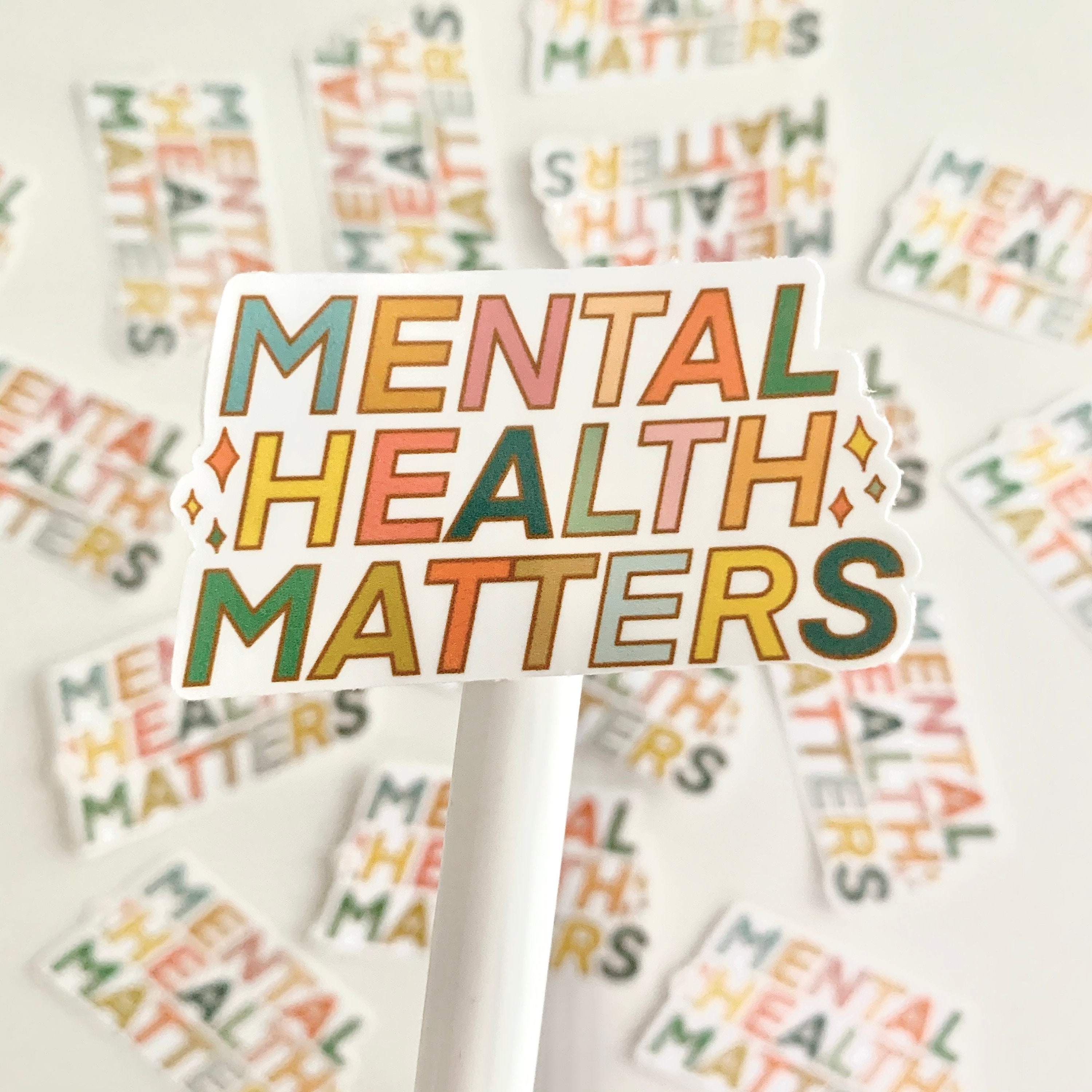 Mental Health Stickers – Aesthetic Waterproof Decal Pack - Etsy