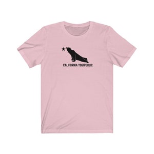 CALIFORNIA YOGIPUBLIC T-Shirt, California Republic T-Shirt, Bear T-Shirt, Yoga T-Shirt, Men, Women, Yogi, Fun, Tee, California State Flag