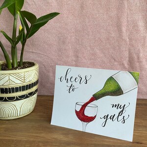 Carte du jour de la Galentine du vin