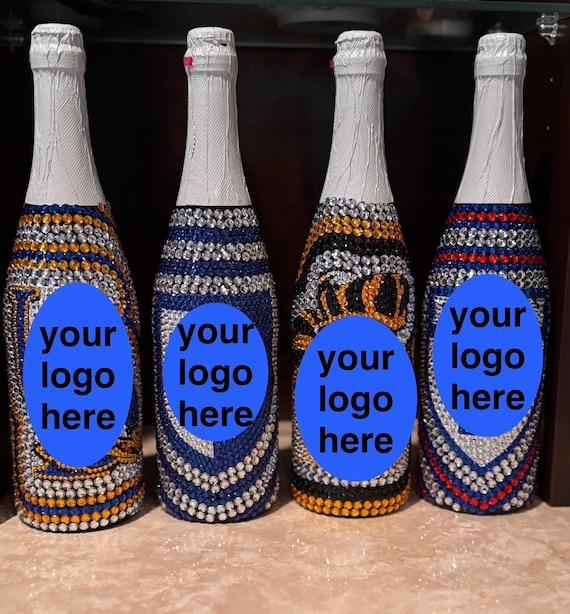 Fast production! FULLY Bedazzled Personalized College Bottle!