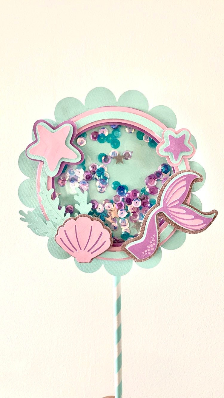 Shaker Cake Topper Etsy