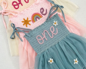 ADD ON DESIGN to embroidered rompers & tutu dresses