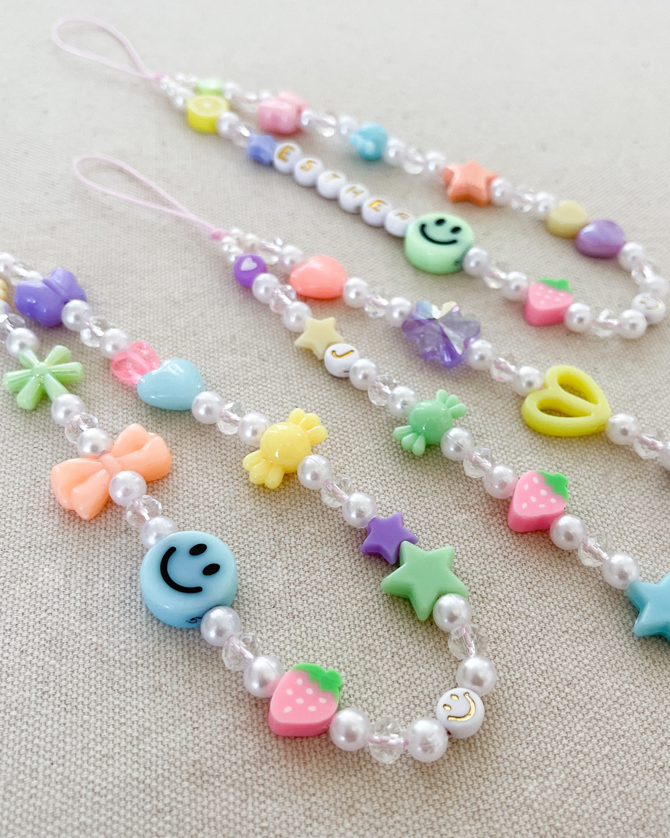 Cute Phone Charm, Beaded Phone Charm, Cell Phone Charm With Beads, Colorful  Phone Charm, Beaded Phone String, Beaded Phone Strap -  Finland