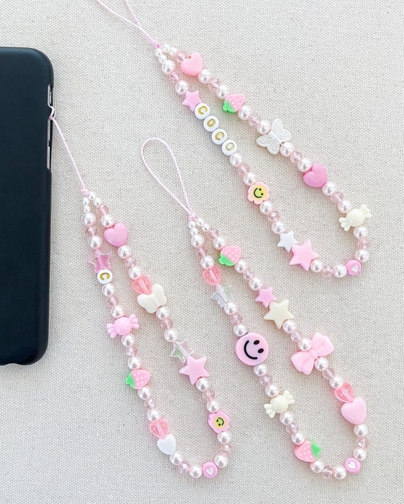 Cute Phone Charm, Beaded Phone Charm, Cell Phone Charm With Beads, Colorful  Phone Charm, Beaded Phone String, Beaded Phone Strap -  Finland