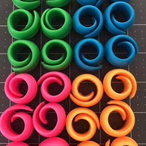 Fabric Minder, Set of 6 Needlepoint Helping Hand, Fabric Hugger, Thread spool Saver, Spool Hugger, Dual purpose, needlework Accessories