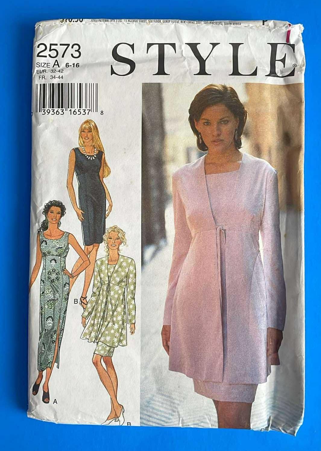 Style Dress and Jacket Pattern No. 2573