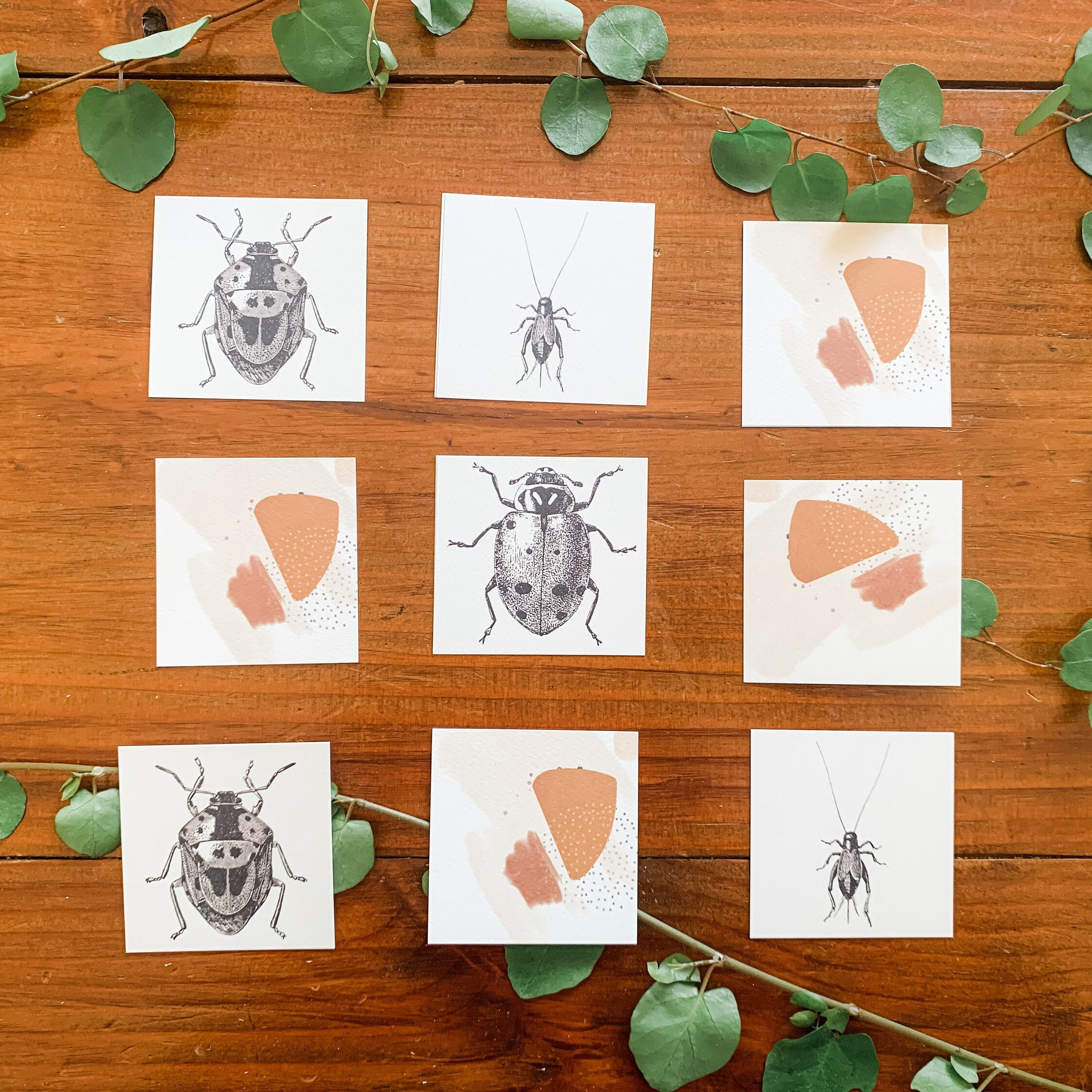 Memory Game Insectos Insect Memory Game | Preschool, Homeschool, Minimalist, Educational ...