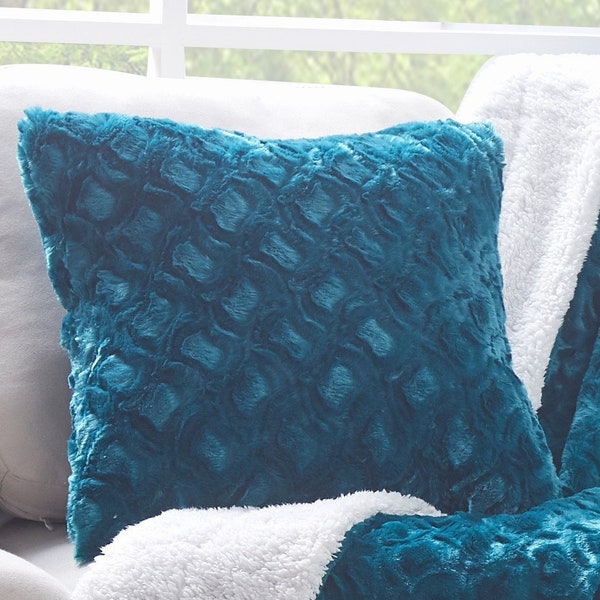 Teal Throw Pillow Etsy