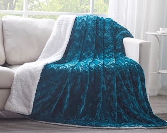 Bedroom Sofa Living Room Warm Cozy Anti-Pilling Flannel Blankets for Chair Butterflies on Teal Soft Throw Blankets Bedroom Sofa Living Room Warm Cozy Anti-Pilling Flannel Blankets for Chair Butterflies on Teal Soft Throw Blankets