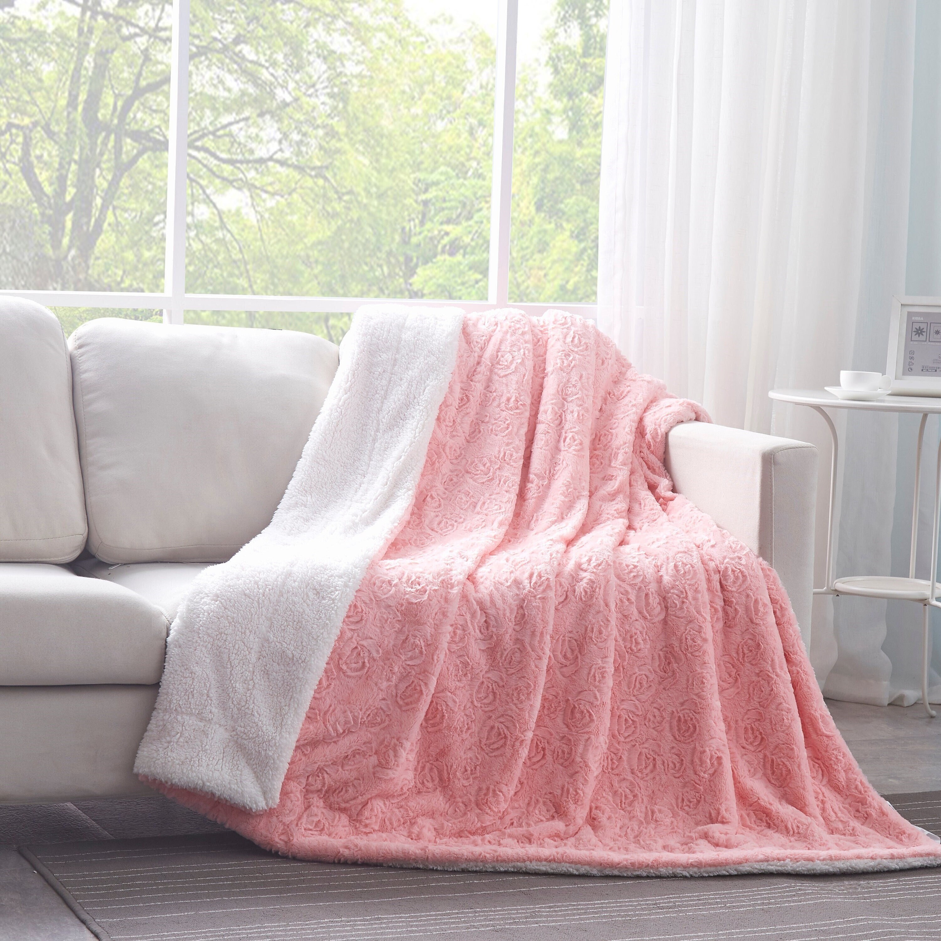 Pink Fur Blanket - Etsy