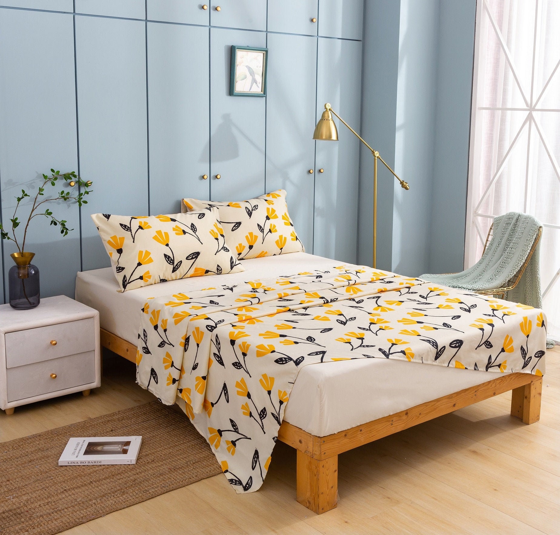 Yellow Fleur Golden Orange