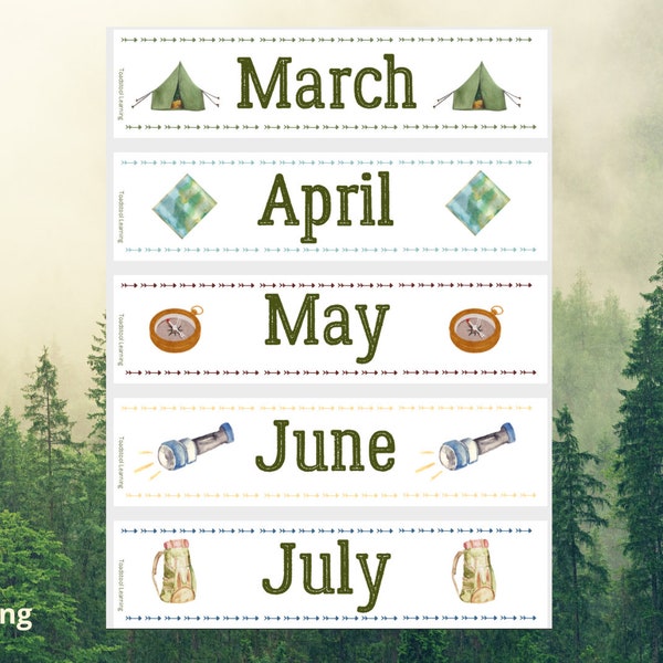 Camping For Classroom Calendars Etsy camping-for-classroom-calendars-etsy