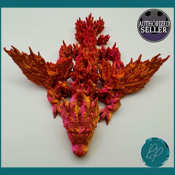 Phoenix Dragon-3D Printed Articulating Figure