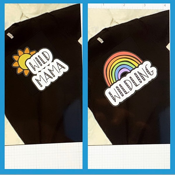 Wild Mama Sun / Wildling Rainbow Shirts