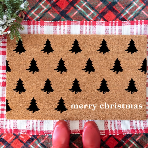 Christmas Door Mat Etsy