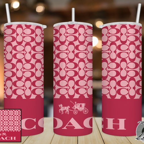 Coach Black & Gray 20oz Tumbler Wrap Etsy Australia