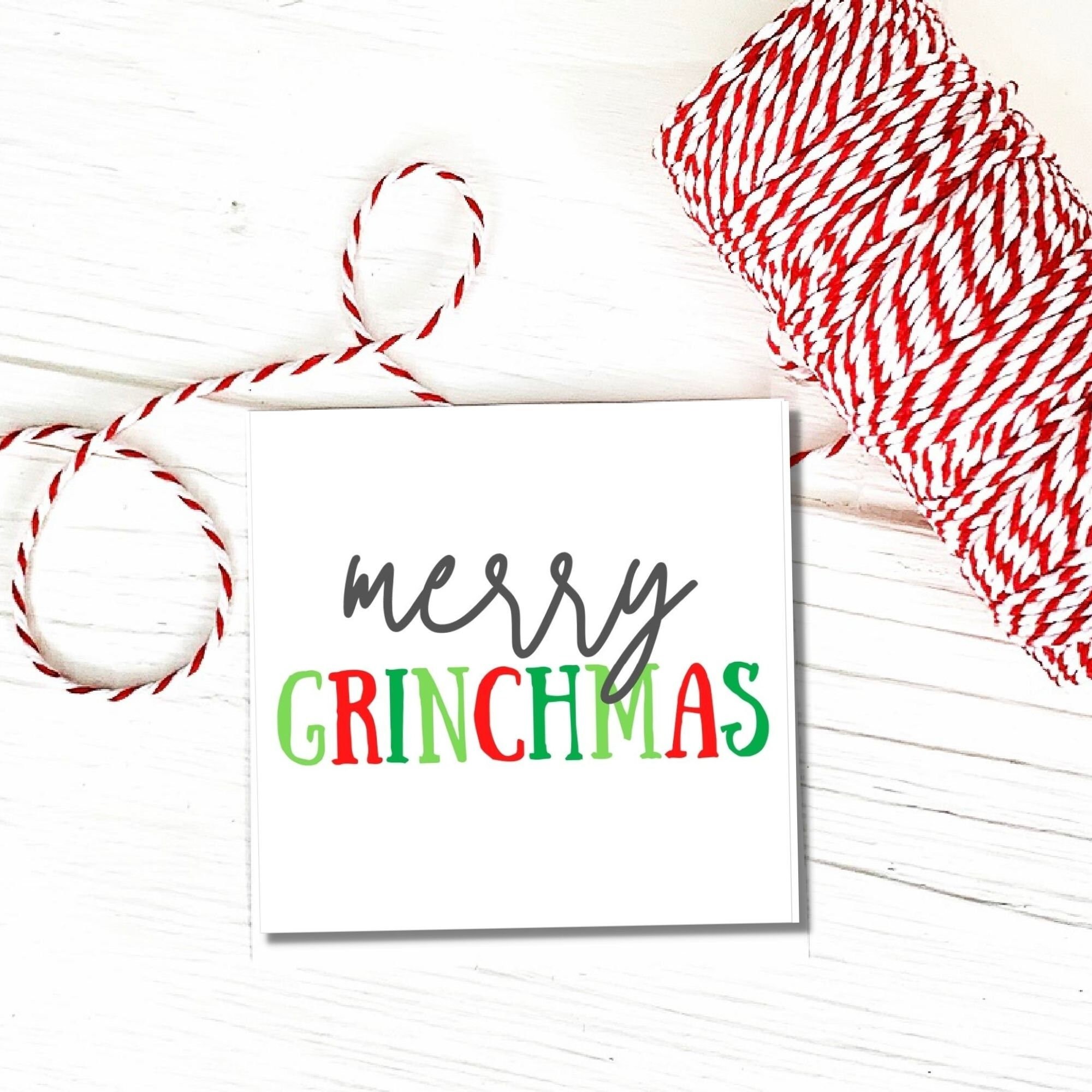 Merry Grinchmas Tag - Etsy