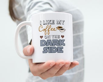 Coffee Lover Coffee Mug | Dark Coffee Lover Mug | Coffee Addict Mug.